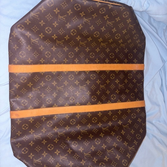 Louis Vuitton Keepall 50 Monogram Brown and Tan Duffel Bag with Monogram - Picture 4 of 9